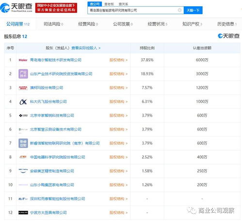 國(guó)創(chuàng)智能完成工商變更 科大訊飛、海爾、方太等企業(yè)入股塵埃落定